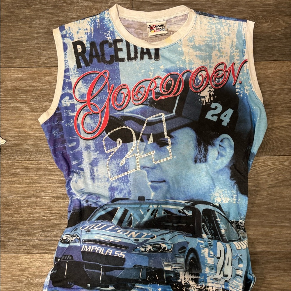 Chase Authentics Blue and White NASCAR Tee
